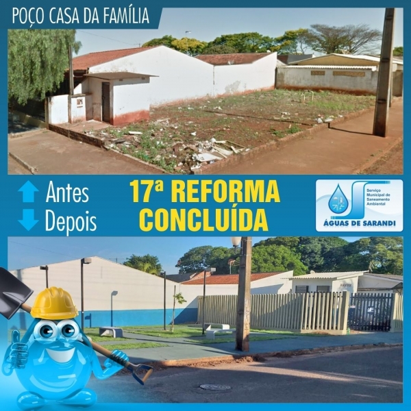 17ª Reforma Concluída: Poço Casa da Família