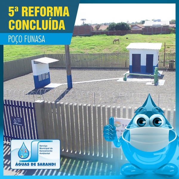 5ª Reforma Concluída: Poço Funasa