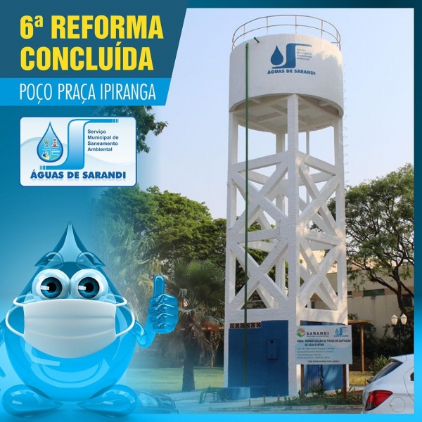 6ª Reforma Concluída: Poço Praça Ipiranga